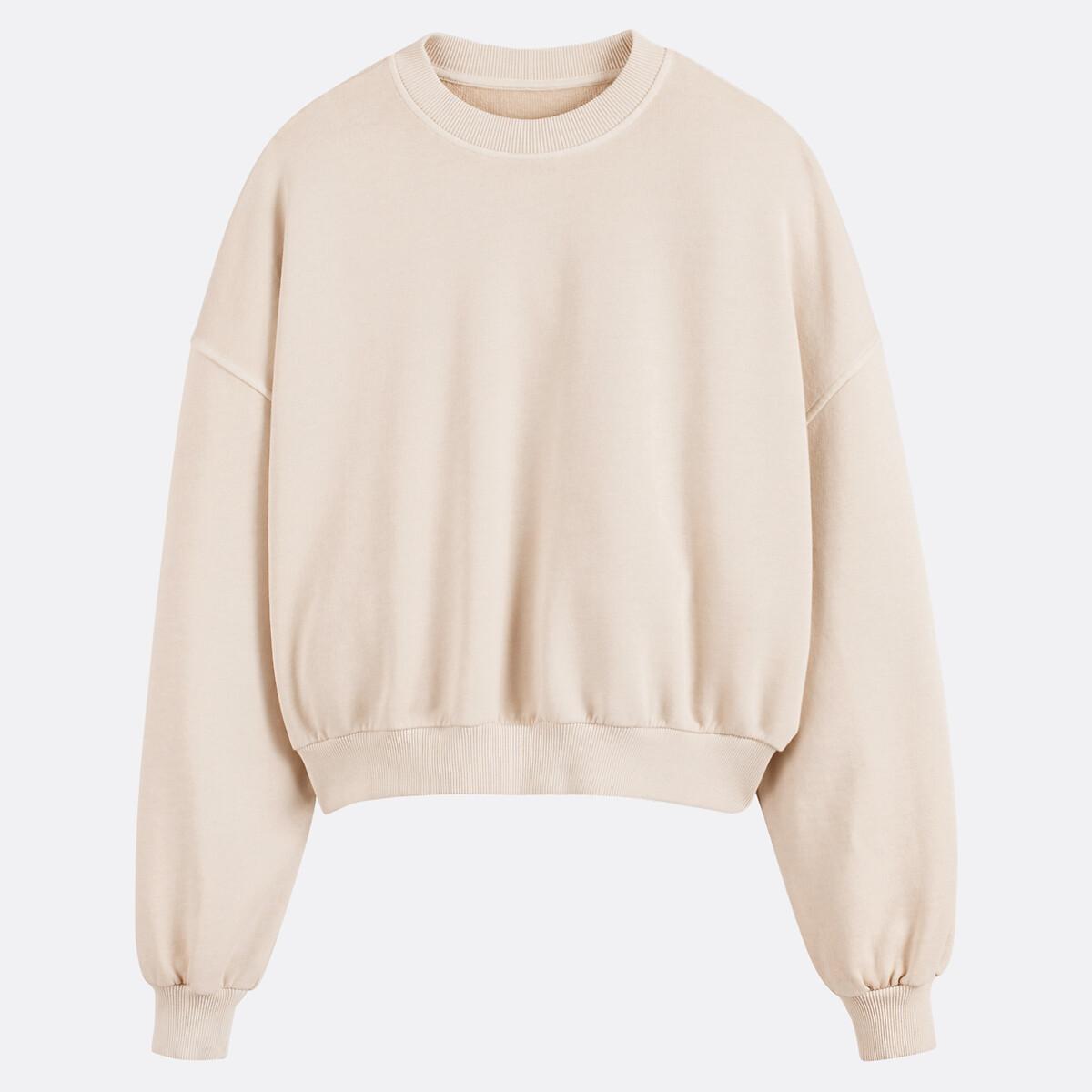 La Redoute Collections Felpa Corta Girocollo  