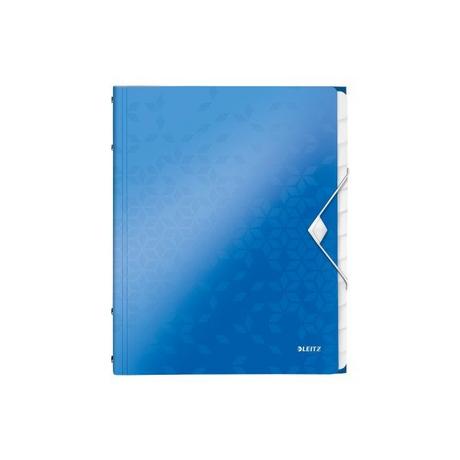 Leitz LEITZ Ordnungsmappe WOW PP A4 46340036 blau 12-teilig  