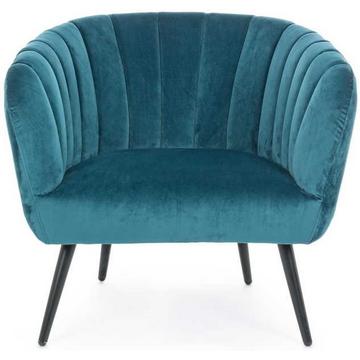 Fauteuil Avril bleu