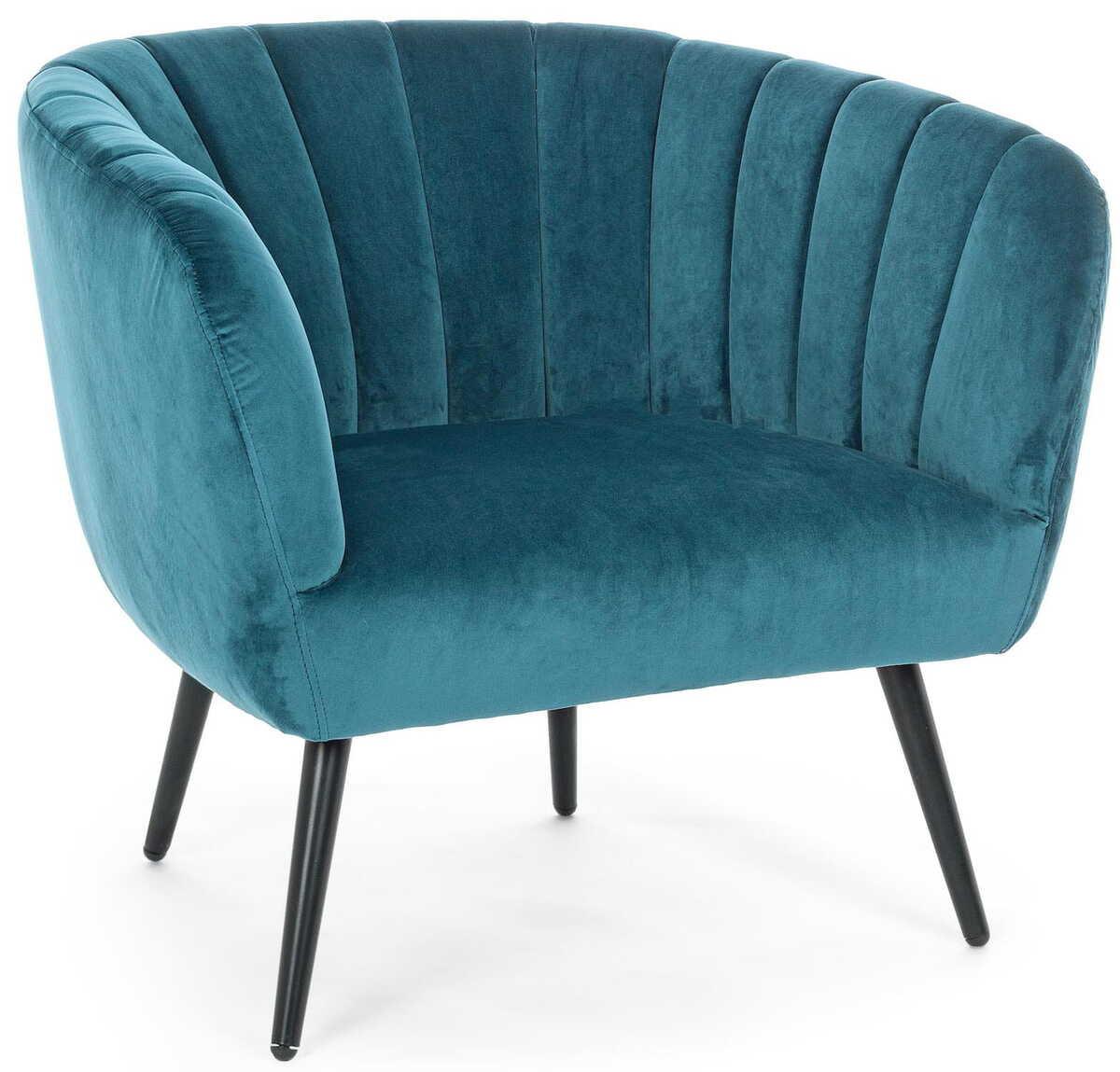 mutoni Fauteuil Avril bleu  