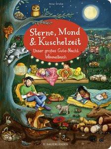 Sterne, Mond und Kuschelzeit. Unser großes Gute-Nacht-Wimmelbuch Grobe, Anne (Illustrationen) Gebundene Ausgabe 