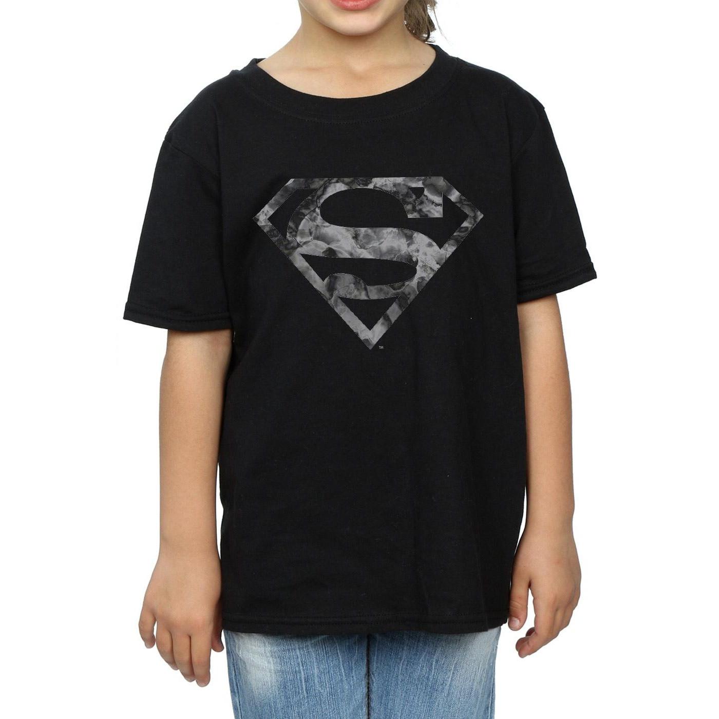 DC COMICS  Superman Marble Logo TShirt 