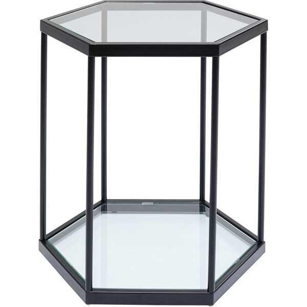 KARE Design Table d'appoint Peigne noir 55  