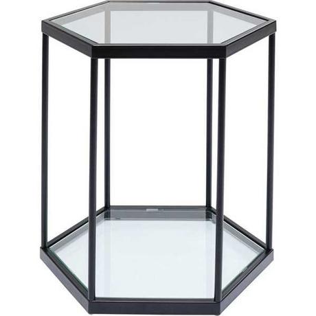 KARE Design Table d'appoint Peigne noir 55  