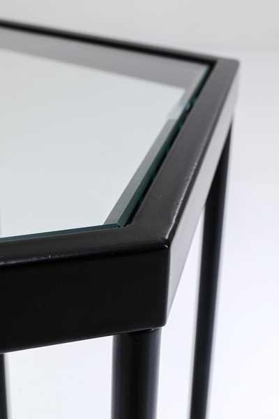 KARE Design Table d'appoint Peigne noir 55  