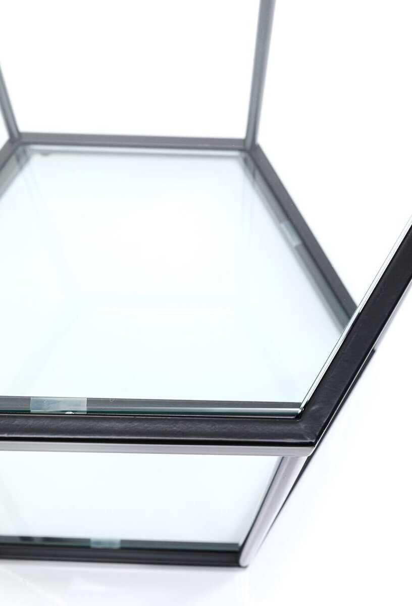 KARE Design Tavolino Comb nero 55  