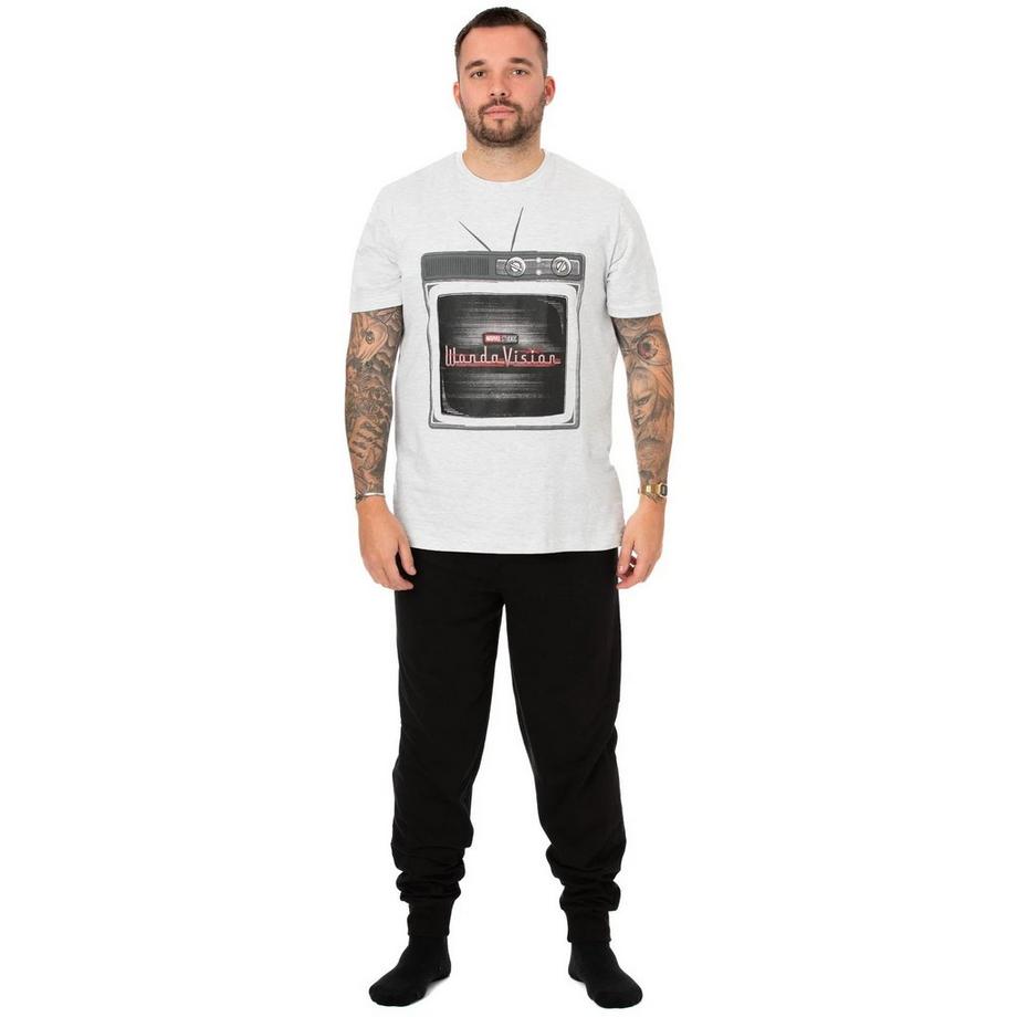 WandaVision Logo Grafik Pyjama Set  