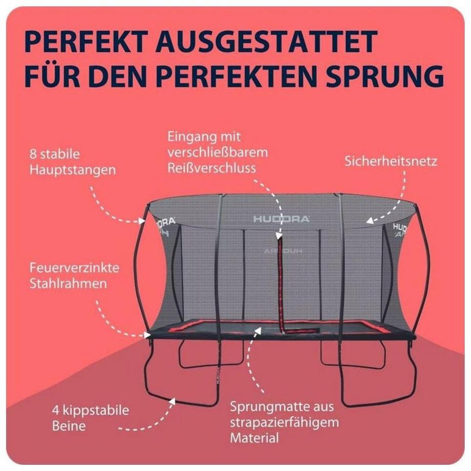 HUDORA  Trampolin 4square 