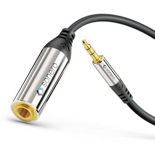 sonero  sonero S-ACA005 Audio-Kabel 0,25 m 3.5mm 6.35mm Schwarz 