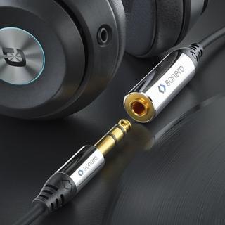 sonero  sonero S-ACA005 Audio-Kabel 0,25 m 3.5mm 6.35mm Schwarz 