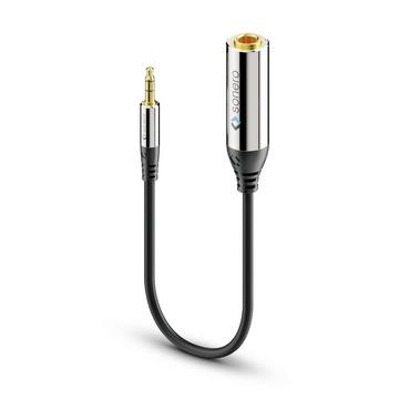 sonero S-ACA005 Audio-Kabel 0,25 m 3.5mm 6.35mm Schwarz