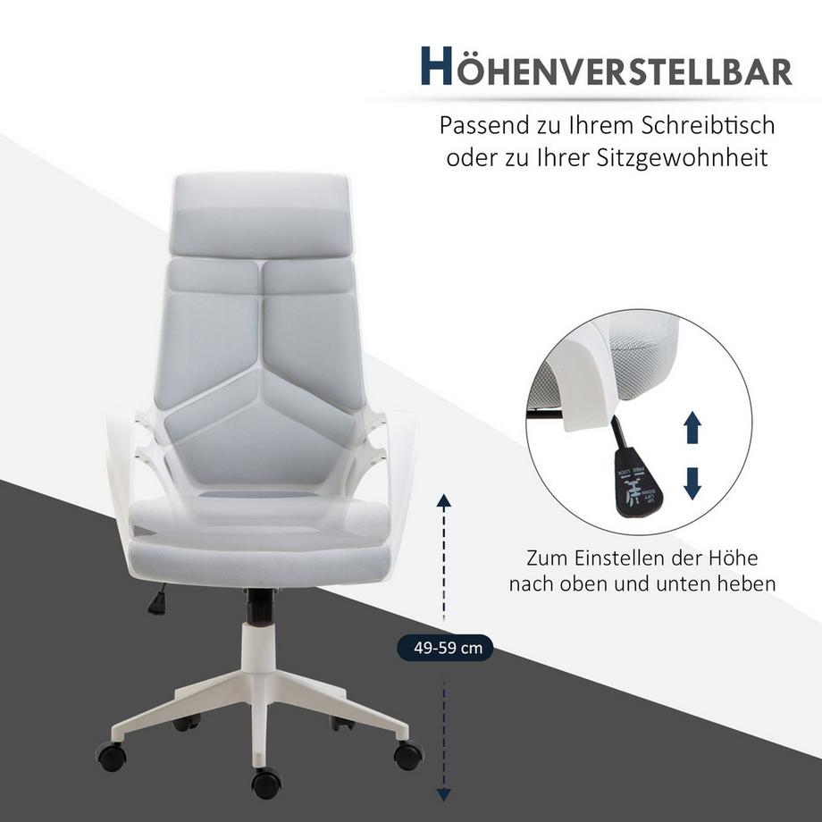 HOMCOM Chaise de bureau  