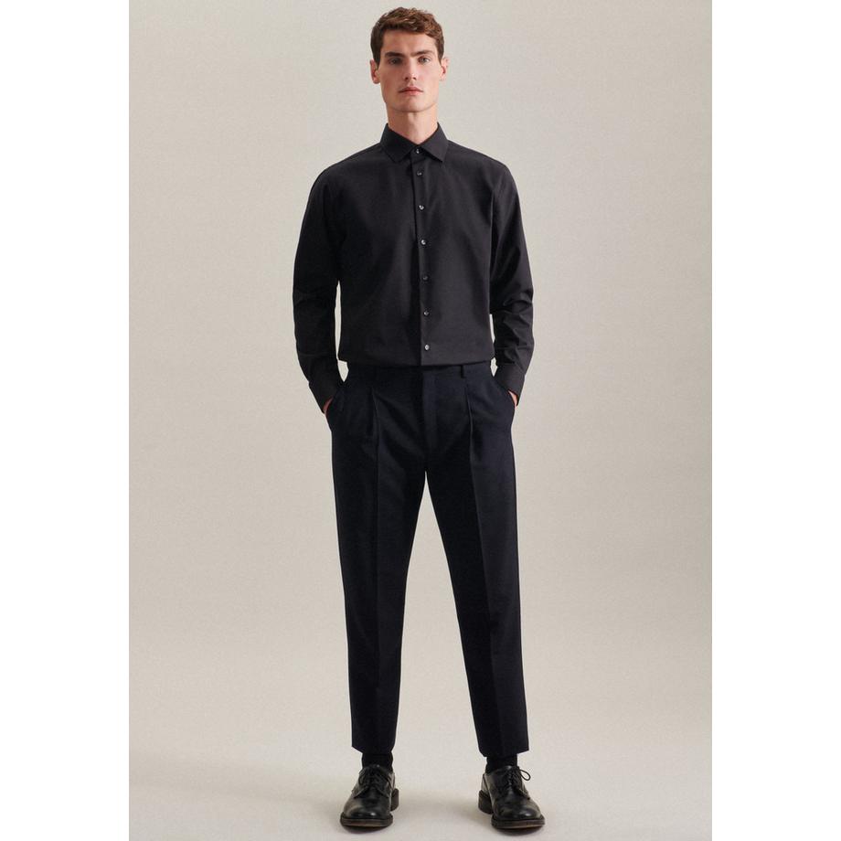Seidensticker  Business Hemd Shaped Fit Langarm Uni 