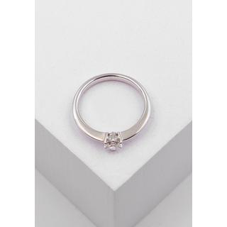 MUAU Schmuck  Solitaire Ring Diamant 0.30ct. Weissgold 750 