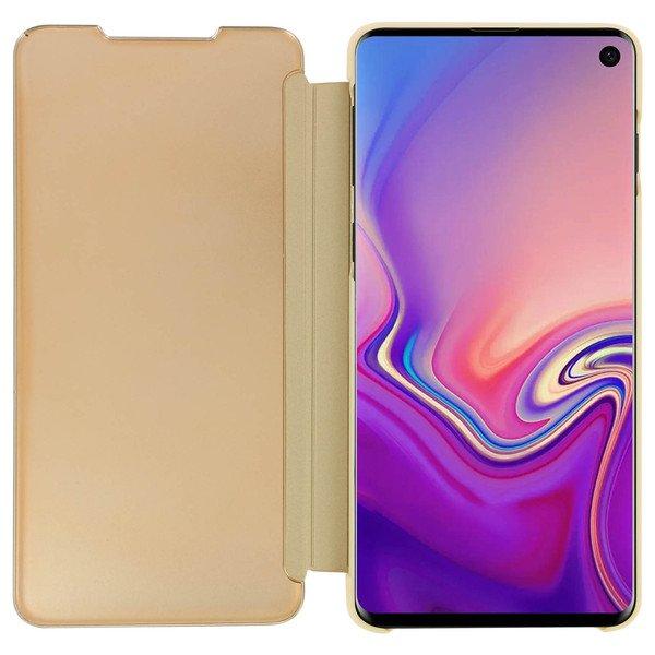 Avizar  Clear View Cover Samsung Galaxy S10 Gold 