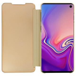 Avizar  Clear View Cover Samsung Galaxy S10 Gold 