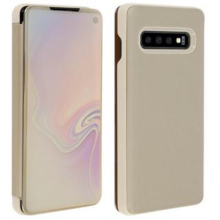 Avizar  Clear View Cover Samsung Galaxy S10 Gold 