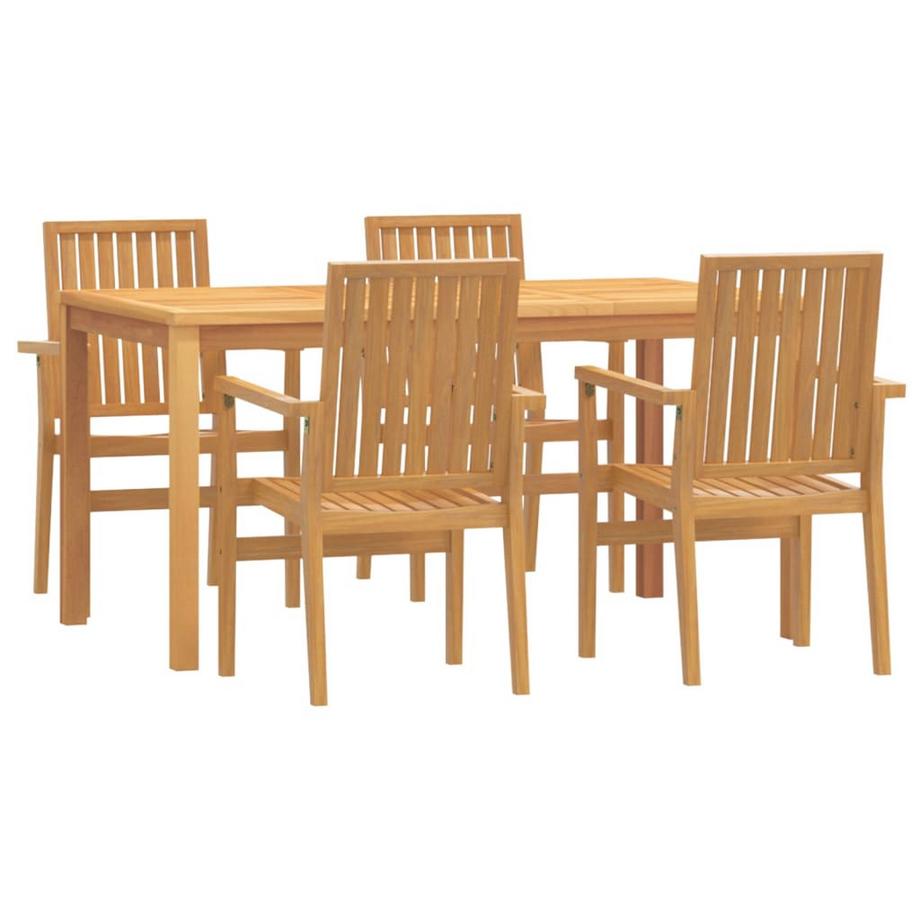 Ensemble à manger de jardin bois