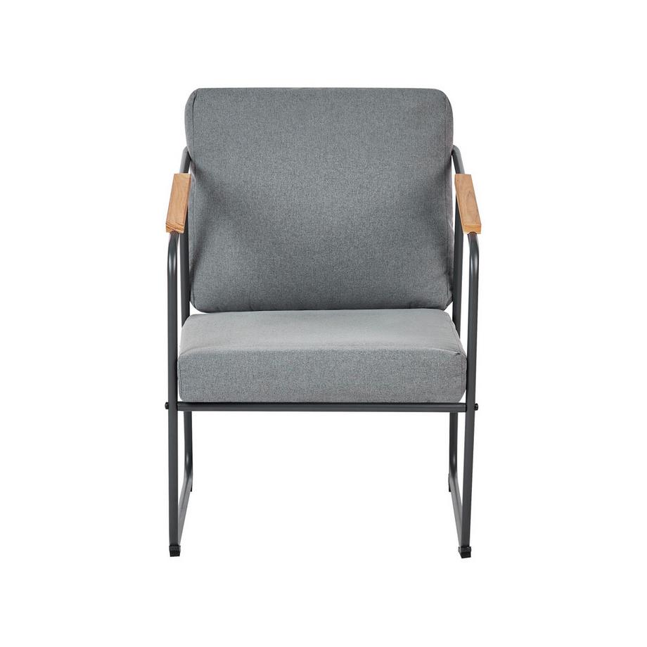 Beliani Set lounge pour jardin en Acier Industriel VEZZANA  