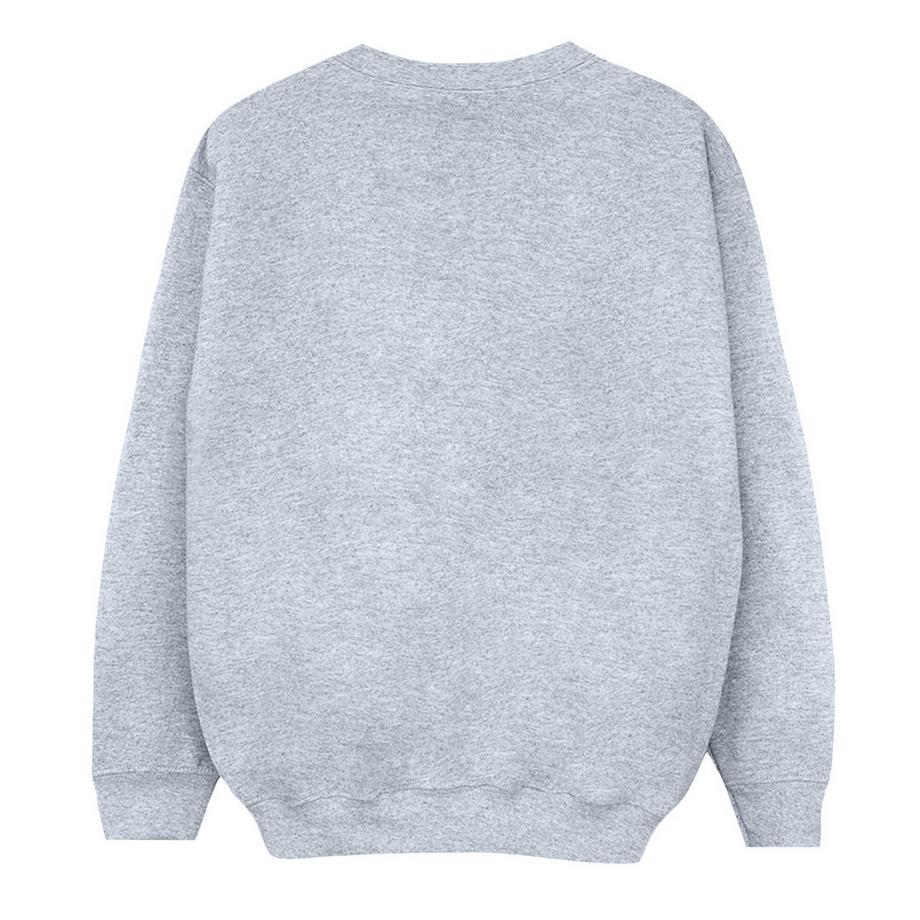 Disney Wording Sweatshirt Col Rond  