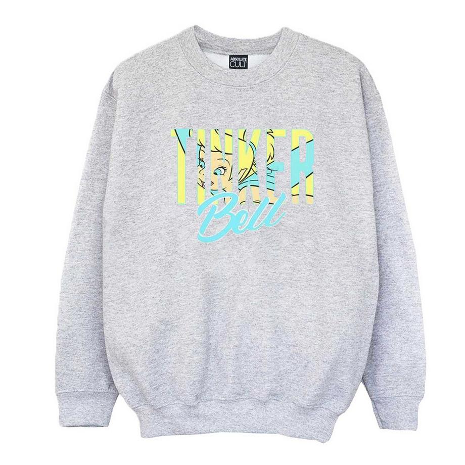 Disney Wording Sweatshirt Col Rond  