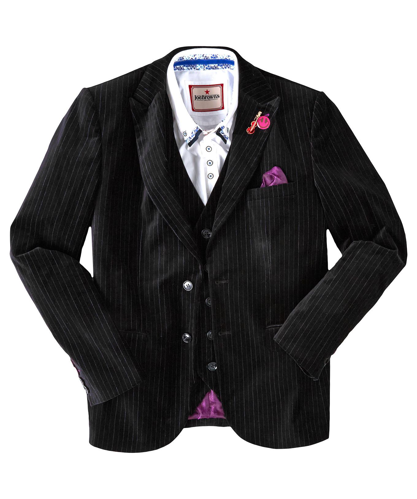 Joe Browns  Blazer Fines Rayures Velours Tendance 