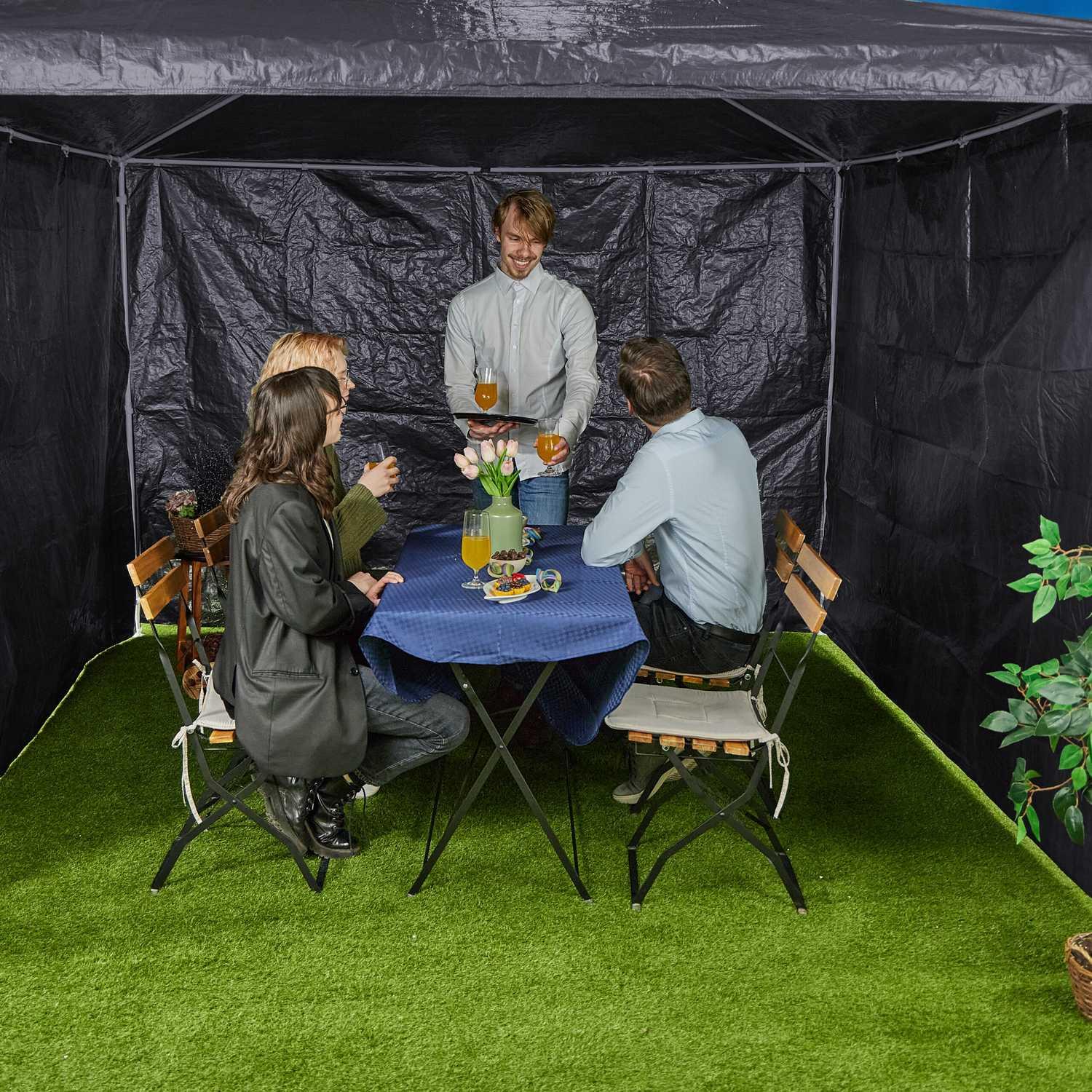 B2X Seitenteile inem Pavillon - 3er-Set  