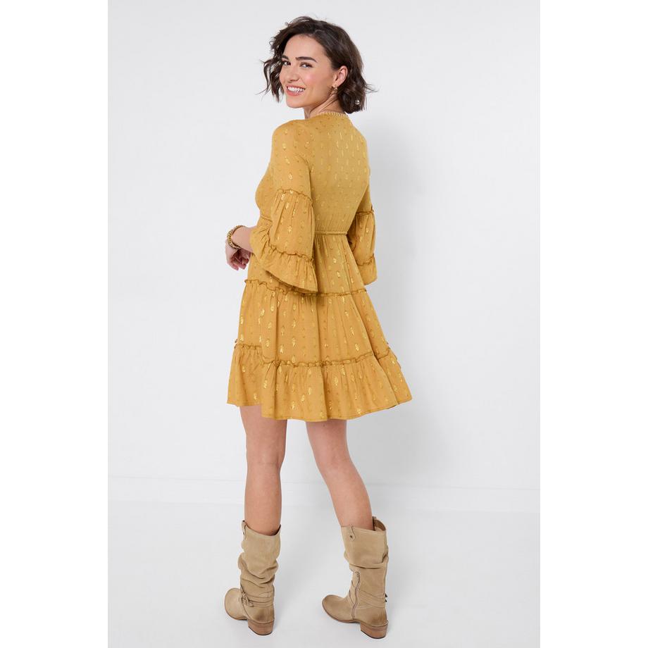 Joe Browns Abito Tunica Ricamato con Dettaglio Lurex  