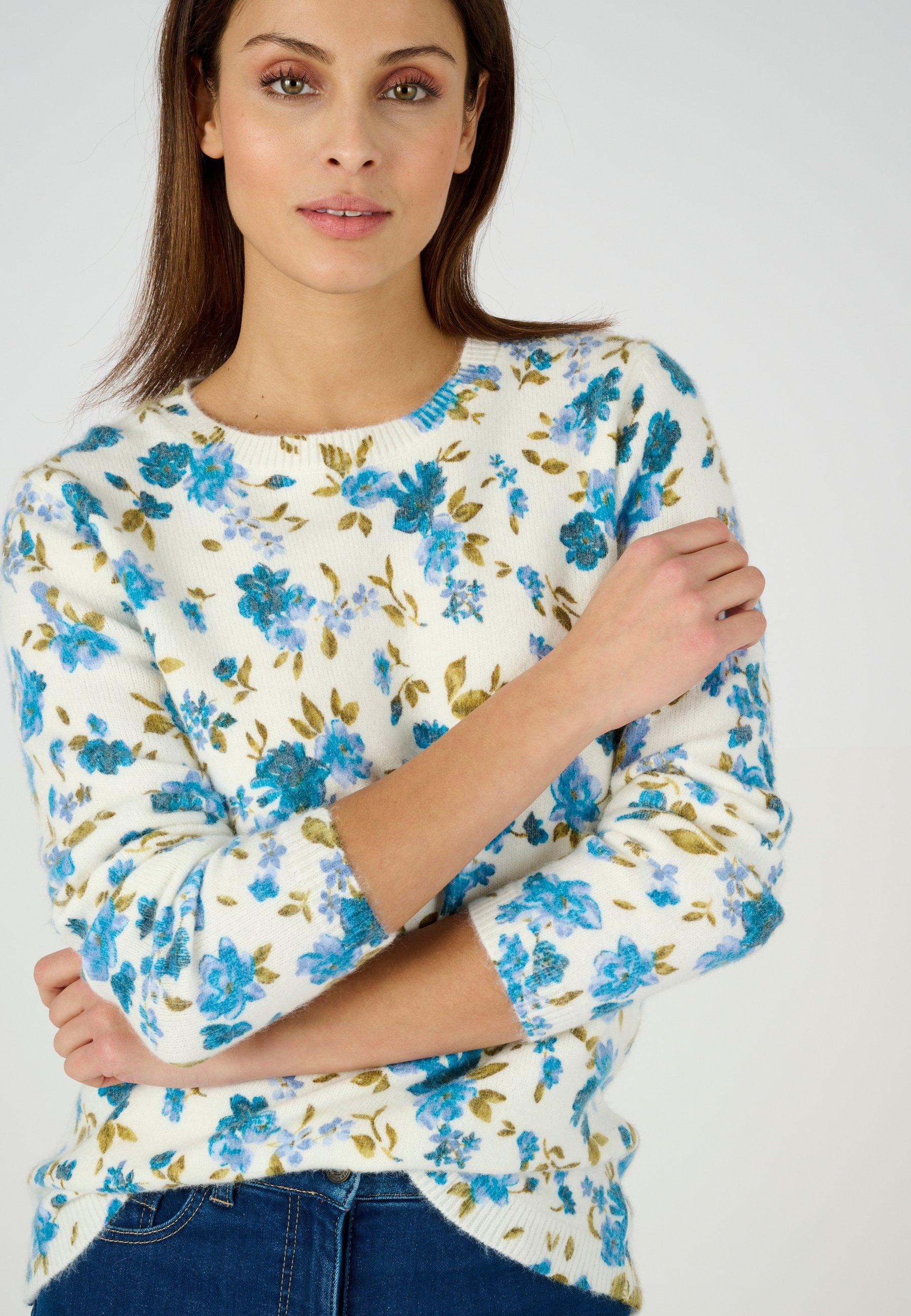 Damart  Pull imprimé floral 