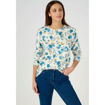 Pull imprimé floral