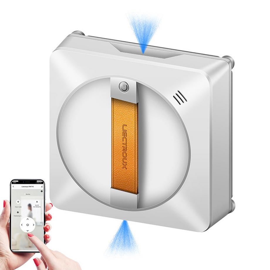 Blue Chilli Automatischer Fensterreiniger mit doppelseitiger Wasser-Sprühfunktion und App-Steuerung  