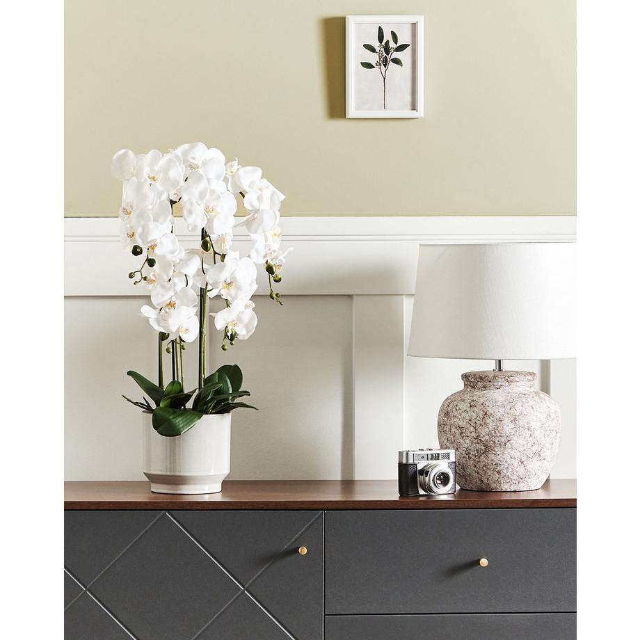 Beliani Plante artificielle en Matière synthétique  ORCHID  