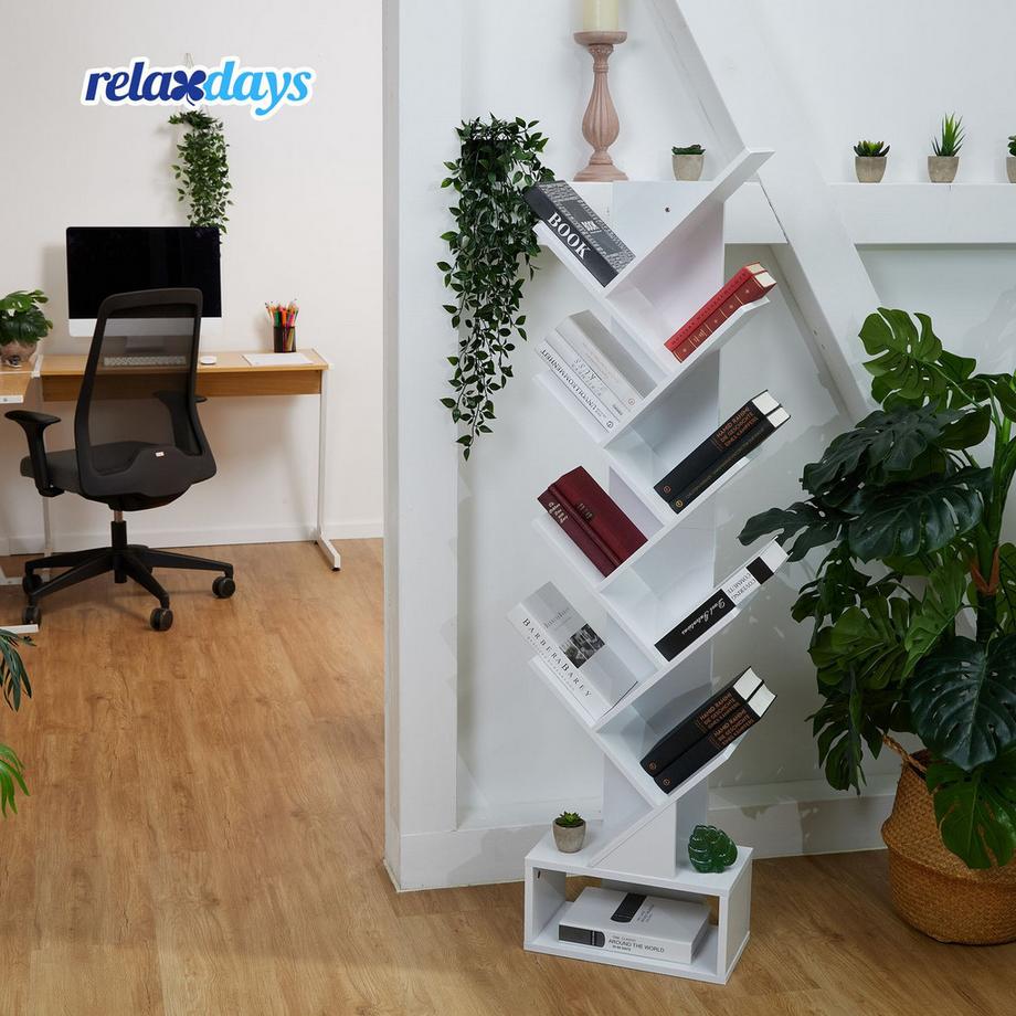 Northix Bibliothèque en forme d'arbre  