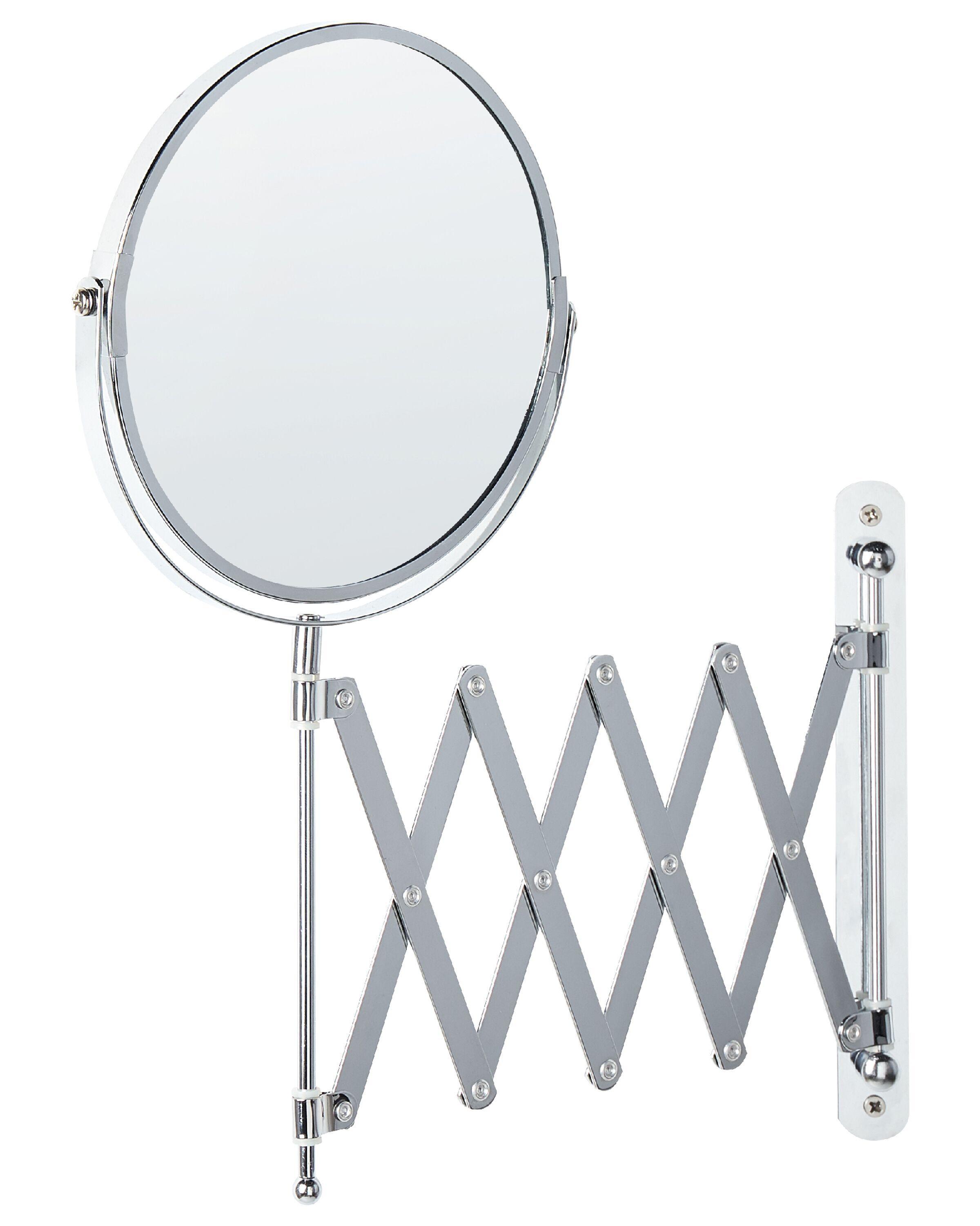 Beliani  Ausziehbarer Wand-Schminkspiegel aus Eisen Retro YVELINES 