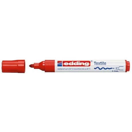 Edding EDDING Textil-Marker 4500 2-3mm 4500-2 rot  