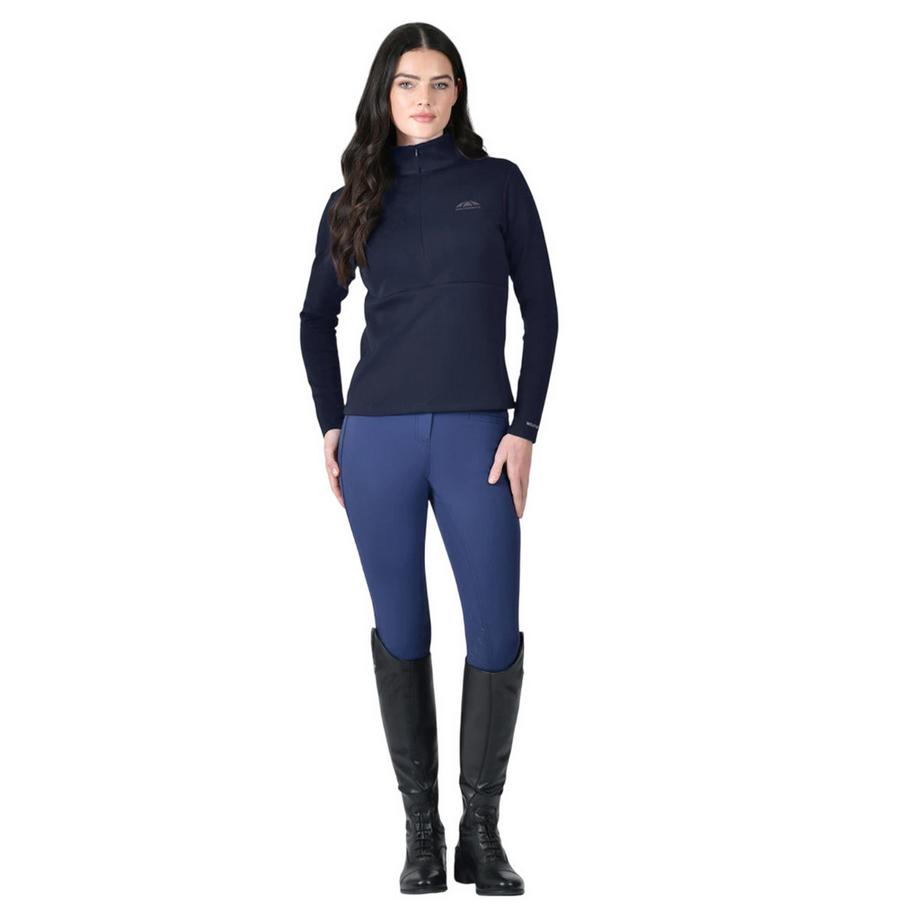 Weatherbeeta Haut De Sport Manches Longues Bambou Fermeture Demi-Zip Cuivre  