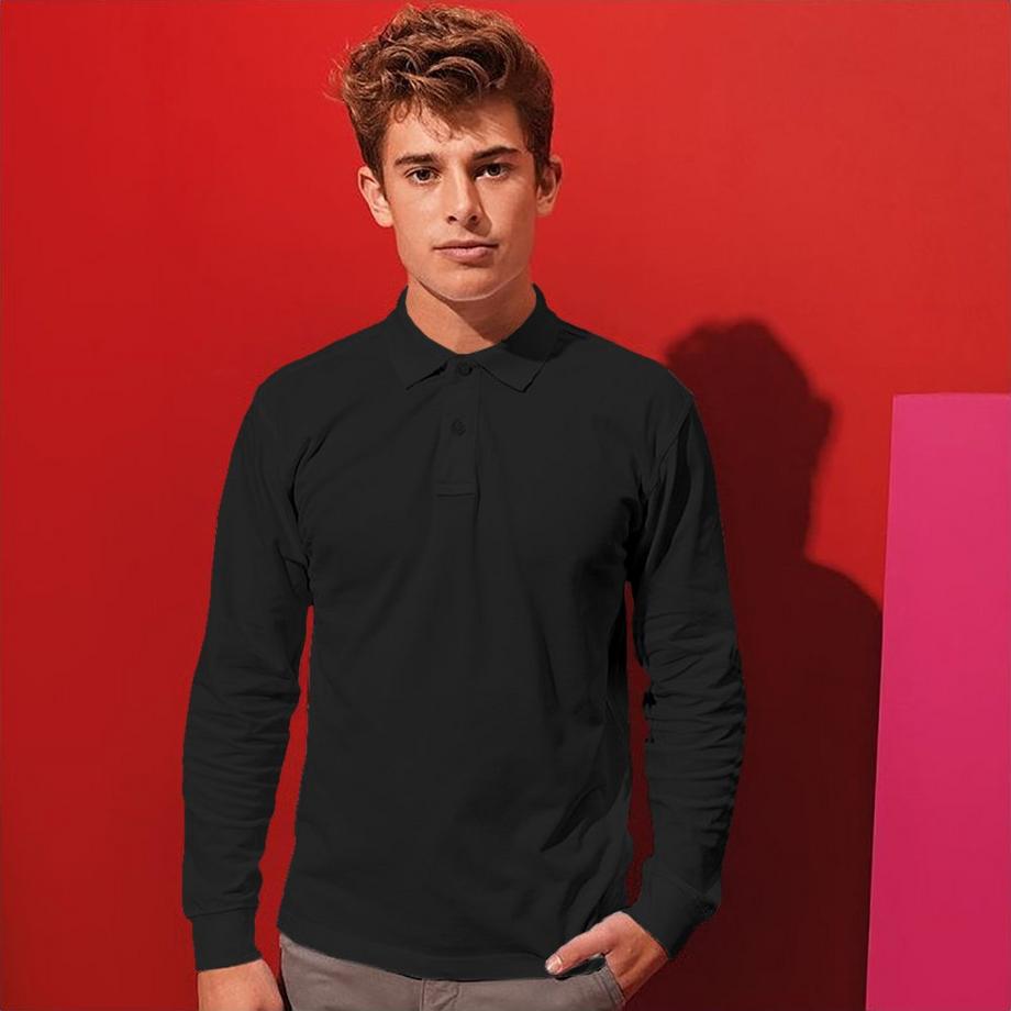 Asquith & Fox Polo a Maniche Lunghe  