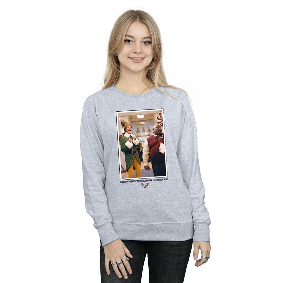Elf OMG Bedrucktes Sweatshirt  