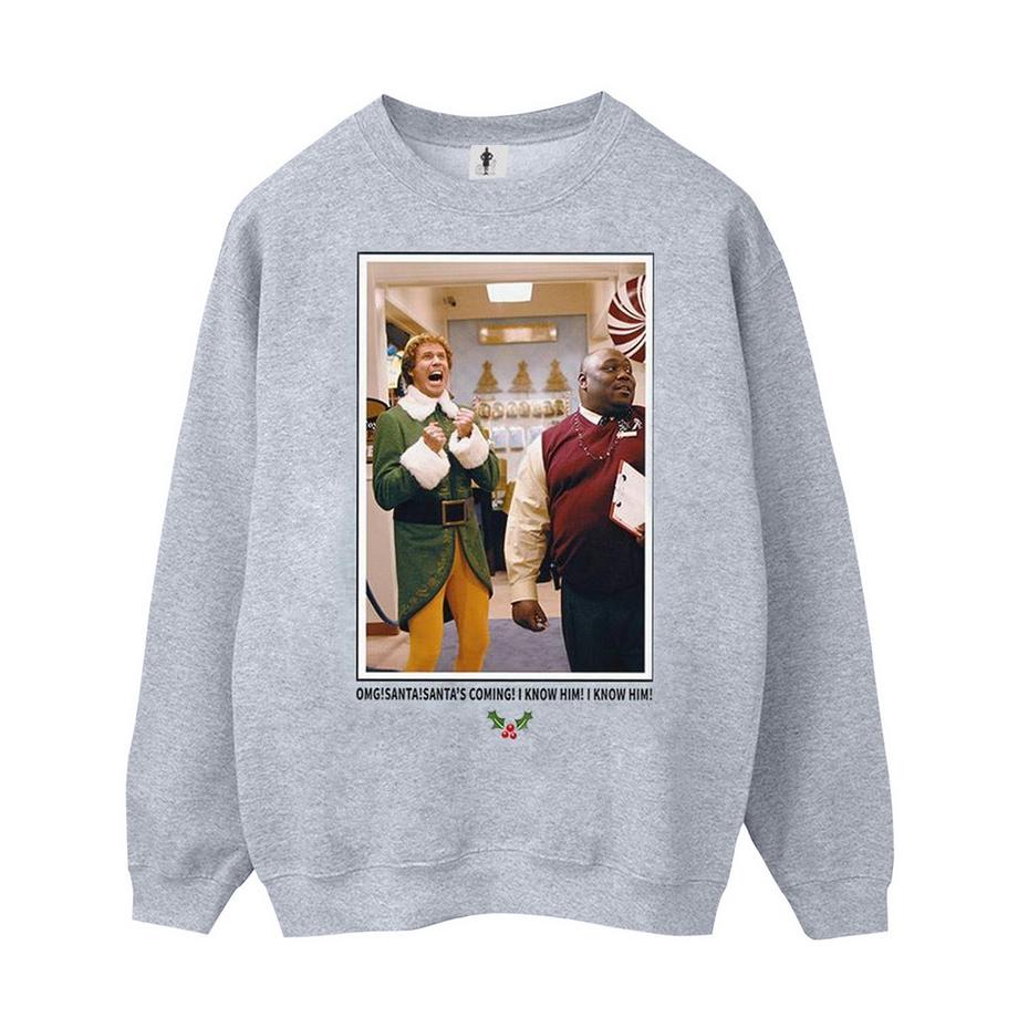 Elf OMG Bedrucktes Sweatshirt  