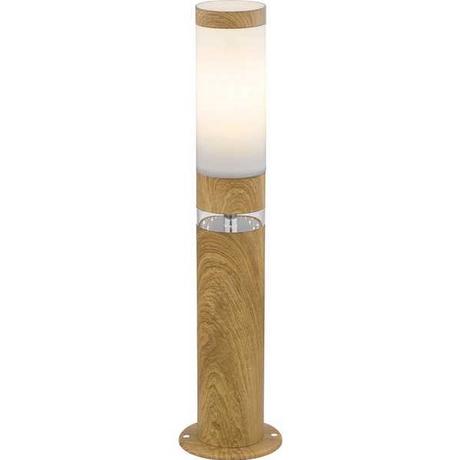 mutoni Lampada da esterno Jaicy in acciaio inox aspetto legno 1xE27 LED  