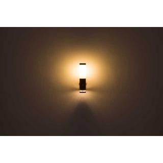 mutoni Lampe d'extérieur Jaicy inox aspect bois 1xE27 LED  