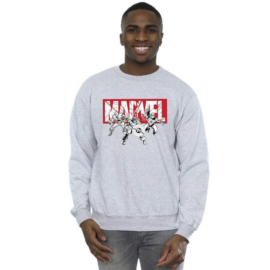 MARVEL Comics Sweatshirt Col Rond  