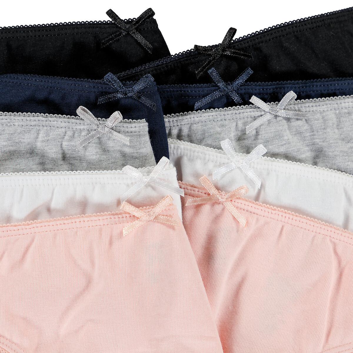 La Redoute Collections  Lot de 10 culottes unies en coton 