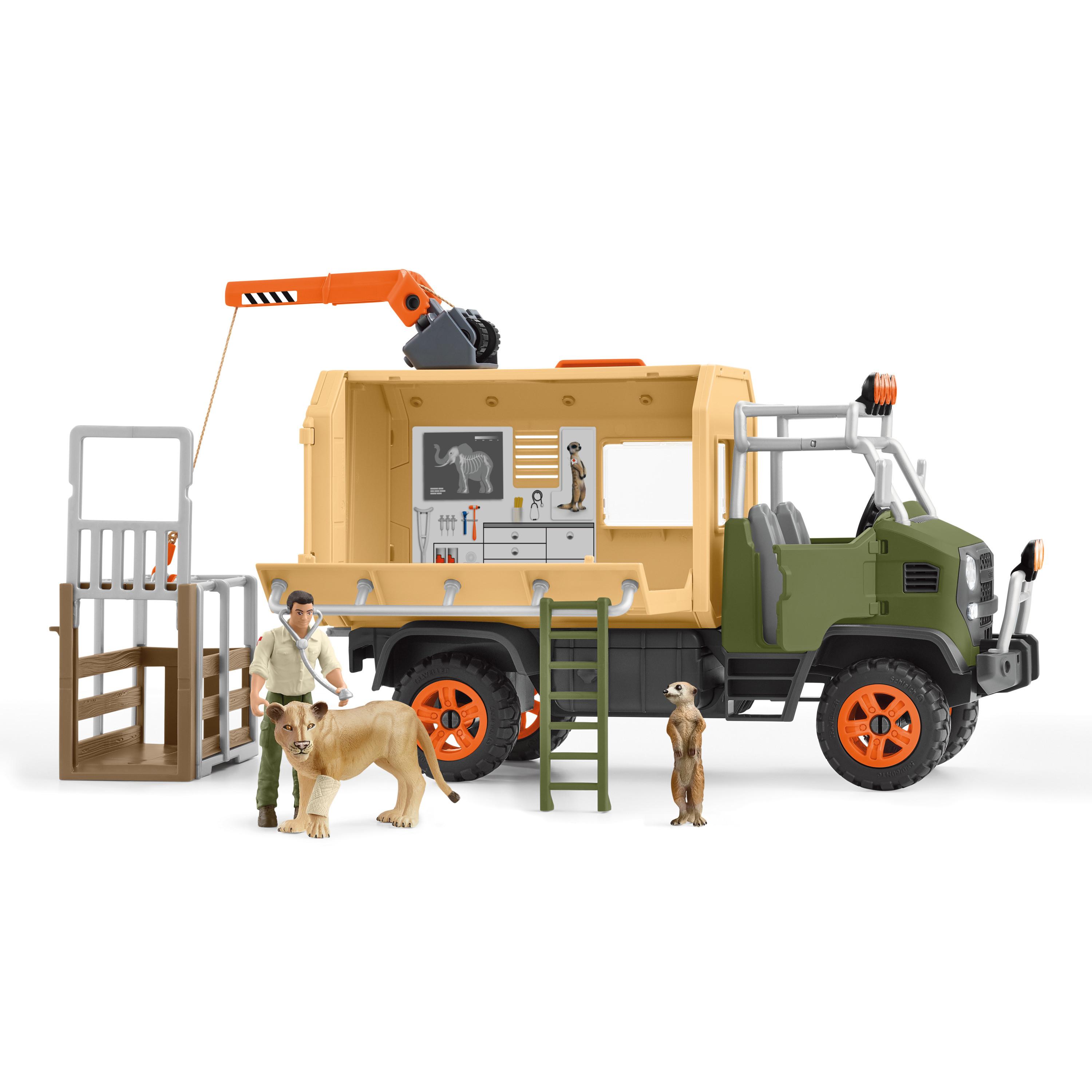 Schleich  Wild Life Grosser Truck Tierrettung 