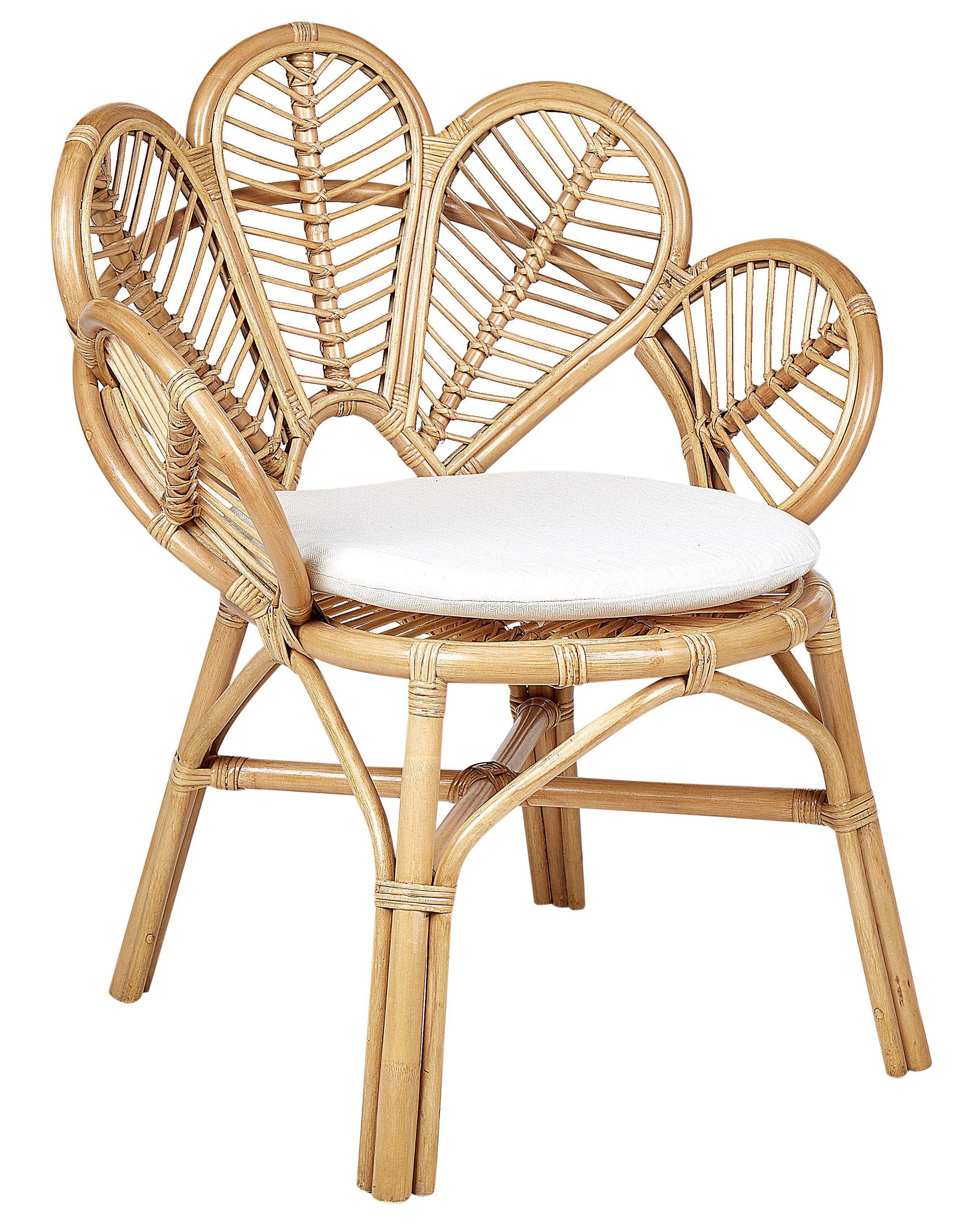 Beliani Chaise de jardin en Rotin Boho FLORENTINE II  