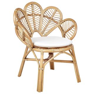 Beliani Chaise de jardin en Rotin Boho FLORENTINE II  