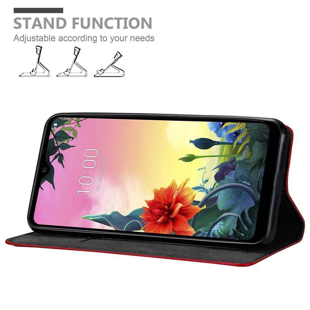 Cadorabo  Housse compatible avec LG K50S - Coque de protection avec fermeture magnétique, fonction de support et compartiment pour carte 