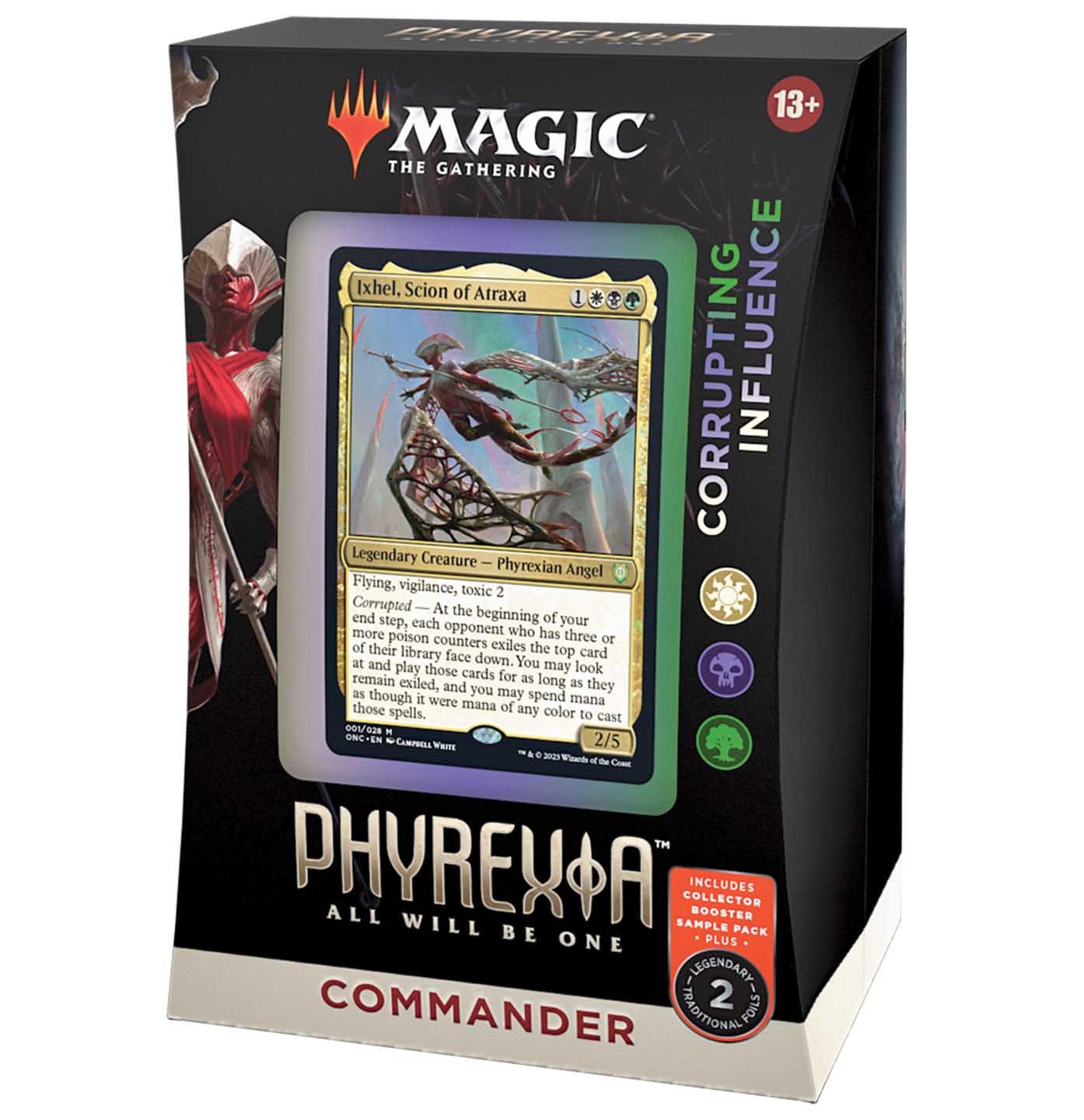 Wizards of the Coast  Phyrexia: All Will Be One Commander Deck Corrupting Influence - Magic the Gathering - EN 