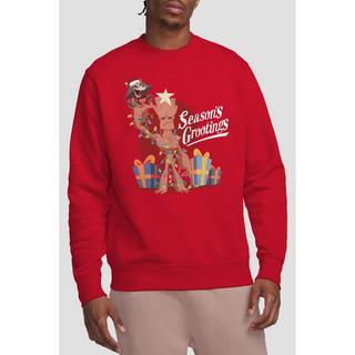 Guardians Of The Galaxy  Seasons Grootings Sweatshirt 