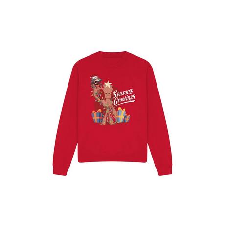 Guardians Of The Galaxy  Seasons Grootings Sweatshirt 